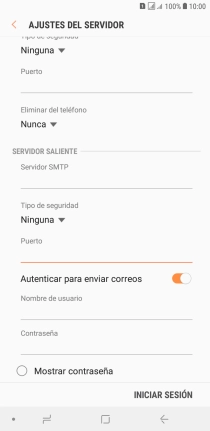 Pulsa el indicador junto a 