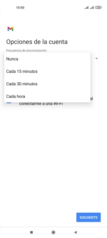 Pulsa el ajuste deseado. Pulsa el ajuste deseado.