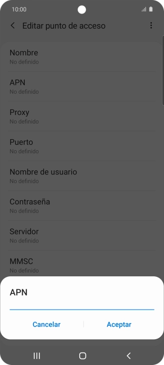 Introduce airtelwap.es y pulsa Aceptar. Introduce airtelwap.es y pulsa Aceptar.