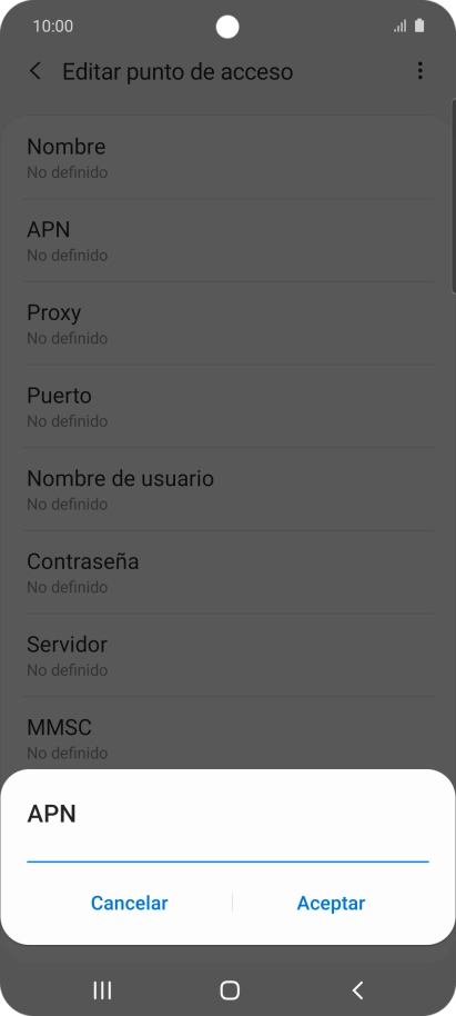 Introduce airtelwap.es y pulsa Aceptar. Introduce airtelwap.es y pulsa Aceptar.