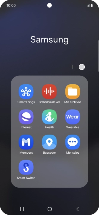 Abre una app que sea compatible con esta función, por ejemplo, Mensajes. Abre una app que sea compatible con esta función, por ejemplo, Mensajes.