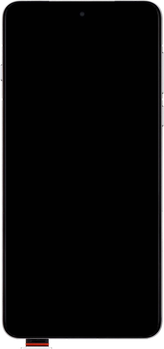 Retira el contenedor de la tarjeta SIM del teléfono.