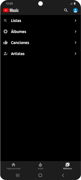 Pulsa una categoría y desplázate al archivo de música deseado. Pulsa una categoría y desplázate al archivo de música deseado.