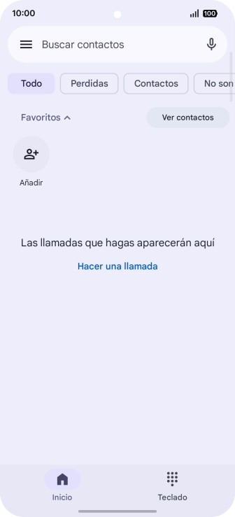 Pulsa el icono de menú. Pulsa el icono de menú.