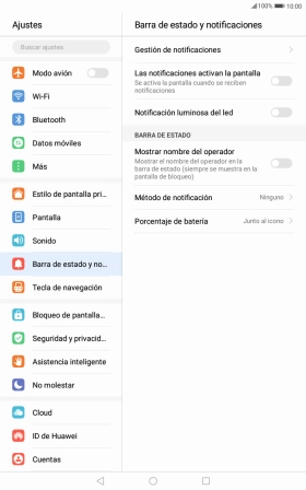 Pulsa Gestión de notificaciones. Pulsa Gestión de notificaciones.