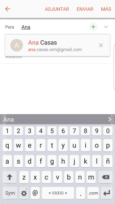 Pulsa el contacto deseado. Pulsa el contacto deseado.