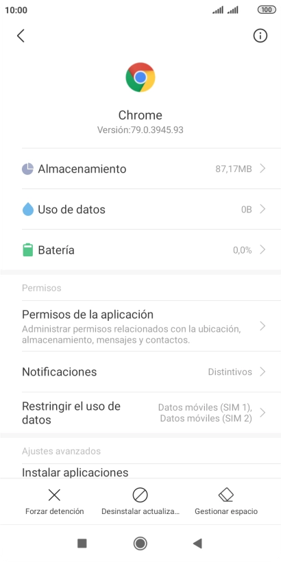 Pulsa la tecla de inicio para terminar y regresar a la pantalla de inicio. Pulsa la tecla de inicio para terminar y regresar a la pantalla de inicio.