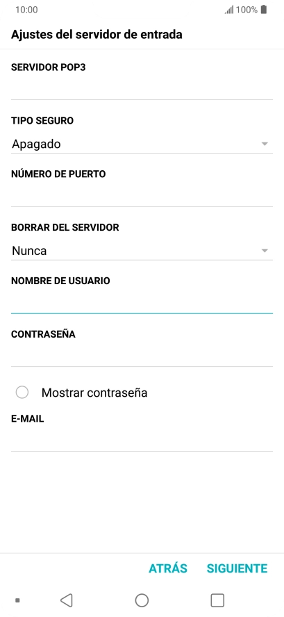 Pulsa SIGUIENTE. Pulsa SIGUIENTE.