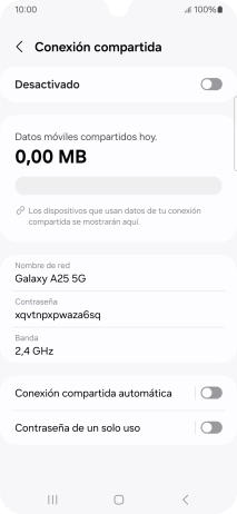 Pulsa Nombre de red.