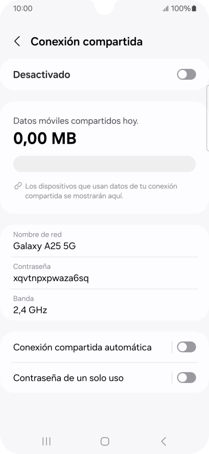 Pulsa Nombre de red.