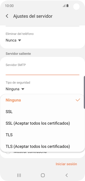 Pulsa Ninguna para desactivar la función. Pulsa Ninguna para desactivar la función.