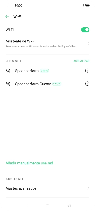 Pulsa la red wifi deseada. Pulsa la red wifi deseada.