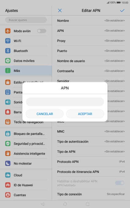 Introduce airtelwap.es y pulsa ACEPTAR.