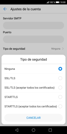 Pulsa Ninguna para desactivar la función. Pulsa Ninguna para desactivar la función.