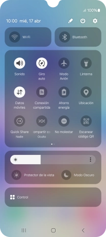 Pulsa el icono de ajustes.