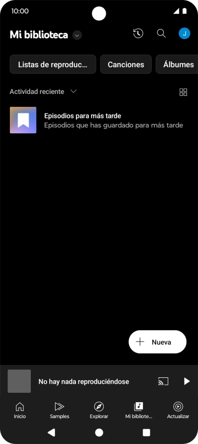 Pulsa la lista desplegable. Pulsa la lista desplegable.