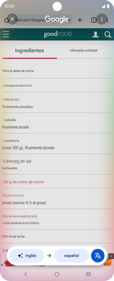 Sigue las indicaciones de la pantalla para seleccionar los ajustes de idioma deseados y utilizar la función. Sigue las indicaciones de la pantalla para seleccionar los ajustes de idioma deseados y utilizar la función.