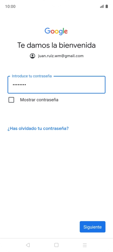 Pulsa Siguiente.