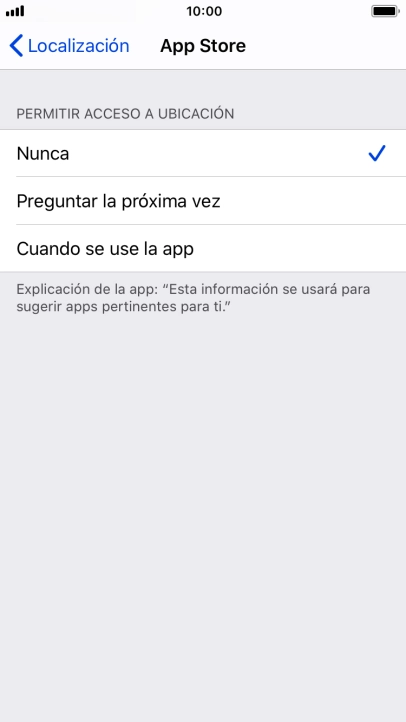Pulsa el ajuste deseado para activar o desactivar la función. Pulsa el ajuste deseado para activar o desactivar la función.