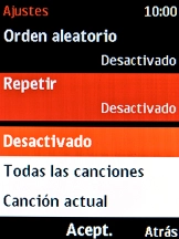 Selecciona el ajuste deseado. Selecciona el ajuste deseado.