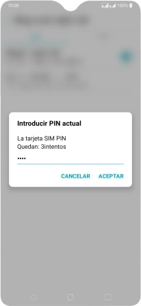 Introduce tu código PIN y pulsa ACEPTAR. Introduce tu código PIN y pulsa ACEPTAR.