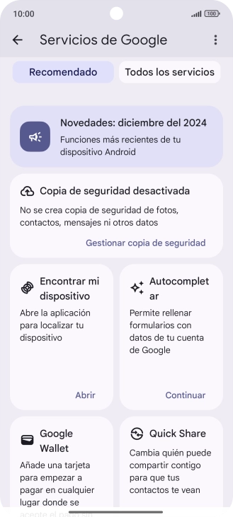 Pulsa Encontrar mi dispositivo. Pulsa Encontrar mi dispositivo.