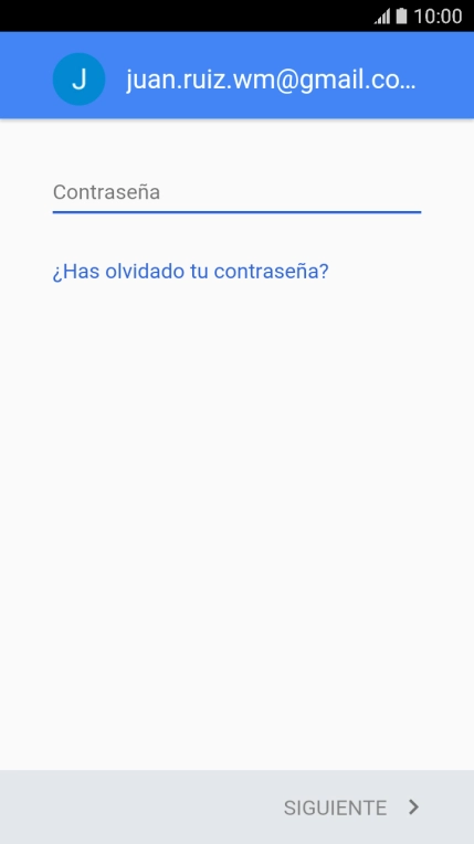 Pulsa en el campo de escritura e introduce la contraseña de tu cuenta de Google. Pulsa en el campo de escritura e introduce la contraseña de tu cuenta de Google.