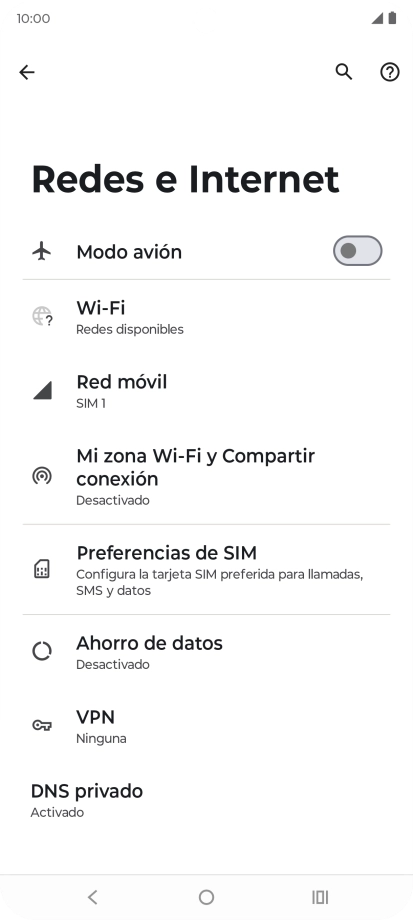 Pulsa Wi-Fi.