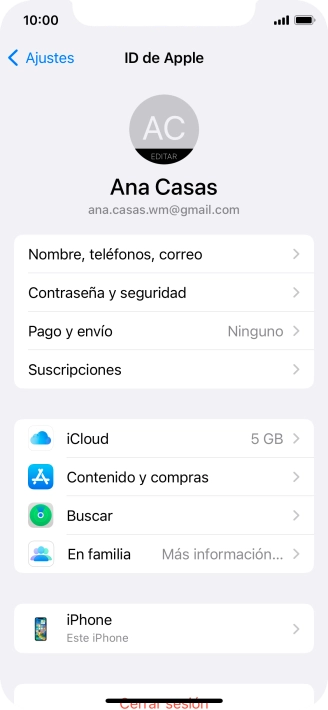 Desliza el dedo hacia arriba desde la parte inferior de la pantalla para terminar y volver a la pantalla de inicio. Desliza el dedo hacia arriba desde la parte inferior de la pantalla para terminar y volver a la pantalla de inicio.