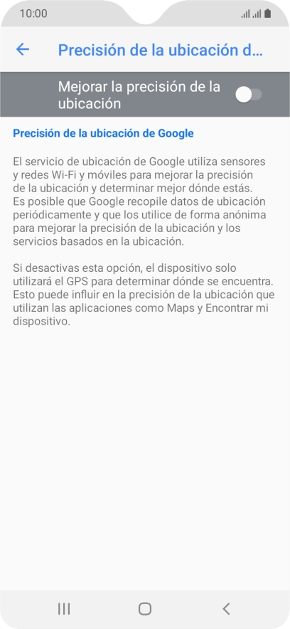 Si pulsas el indicador junto a Si pulsas el indicador junto a