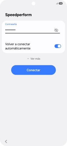 Introduce la contraseña de la red wifi y pulsa Conectar. Introduce la contraseña de la red wifi y pulsa Conectar.