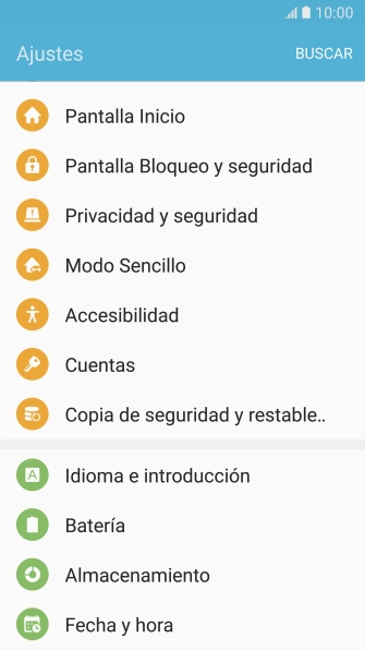 Pulsa Cuentas.