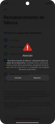 Pulsa Siguiente.