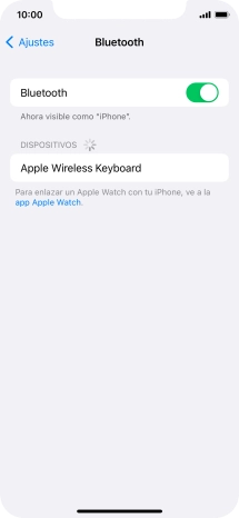 Pulsa el dispositivo Bluetooth deseado y sigue las indicaciones de la pantalla para vincular el dispositivo al teléfono. Pulsa el dispositivo Bluetooth deseado y sigue las indicaciones de la pantalla para vincular el dispositivo al teléfono.