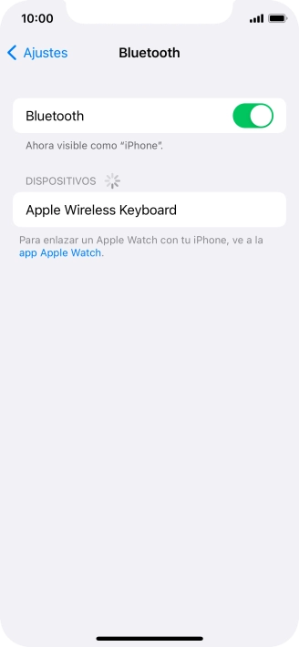 Pulsa el dispositivo Bluetooth deseado y sigue las indicaciones de la pantalla para vincular el dispositivo al teléfono. Pulsa el dispositivo Bluetooth deseado y sigue las indicaciones de la pantalla para vincular el dispositivo al teléfono.