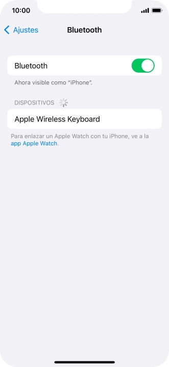Pulsa el dispositivo Bluetooth deseado y sigue las indicaciones de la pantalla para vincular el dispositivo al teléfono. Pulsa el dispositivo Bluetooth deseado y sigue las indicaciones de la pantalla para vincular el dispositivo al teléfono.