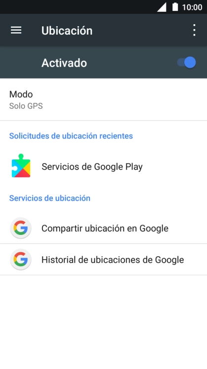 Pulsa Modo. Pulsa Modo.