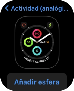 Pulsa Añadir esfera. Pulsa Añadir esfera.