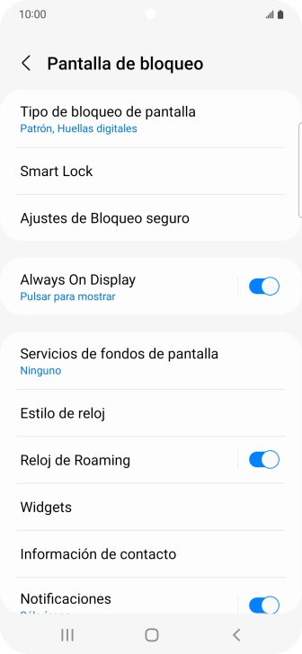 Pulsa Tipo de bloqueo de pantalla e introduce el código de seguridad extra que has creado anteriormente. Pulsa Tipo de bloqueo de pantalla e introduce el código de seguridad extra que has creado anteriormente.