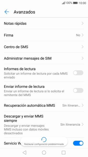 Pulsa Centro de SMS. Pulsa Centro de SMS.
