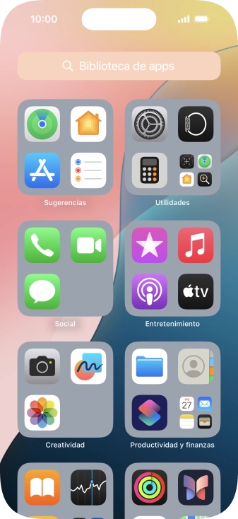 Pulsa la app deseada. Pulsa la app deseada.