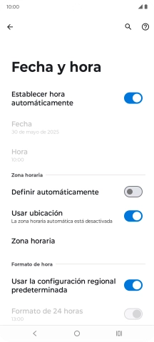 Pulsa el indicador junto a 