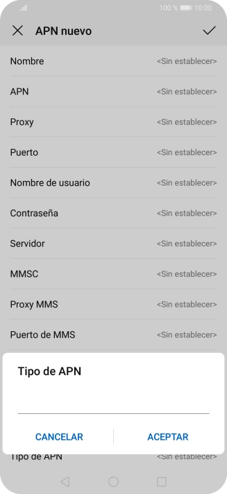 Introduce default y pulsa ACEPTAR. Introduce default y pulsa ACEPTAR.