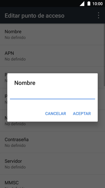 Introduce Vodafone Internet y pulsa ACEPTAR. Introduce Vodafone Internet y pulsa ACEPTAR.