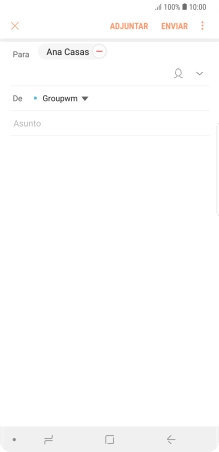 Pulsa Asunto e introduce el asunto deseado. Pulsa Asunto e introduce el asunto deseado.