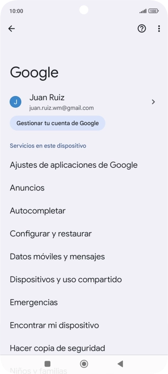 Pulsa Encontrar mi dispositivo. Pulsa Encontrar mi dispositivo.