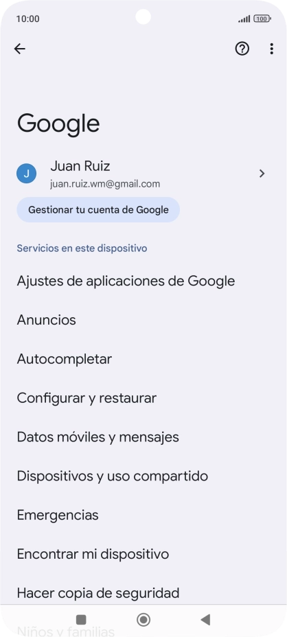Pulsa Encontrar mi dispositivo. Pulsa Encontrar mi dispositivo.