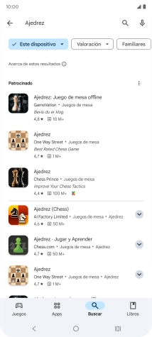 Pulsa la app deseada. Pulsa la app deseada.