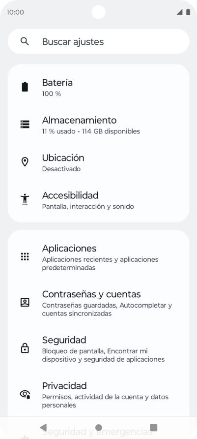 Pulsa Contraseñas y cuentas.