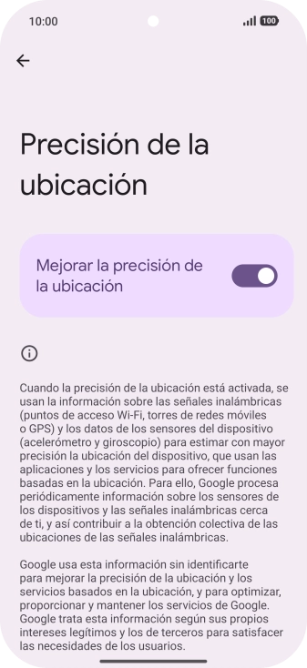 Si pulsas el indicador junto a Si pulsas el indicador junto a